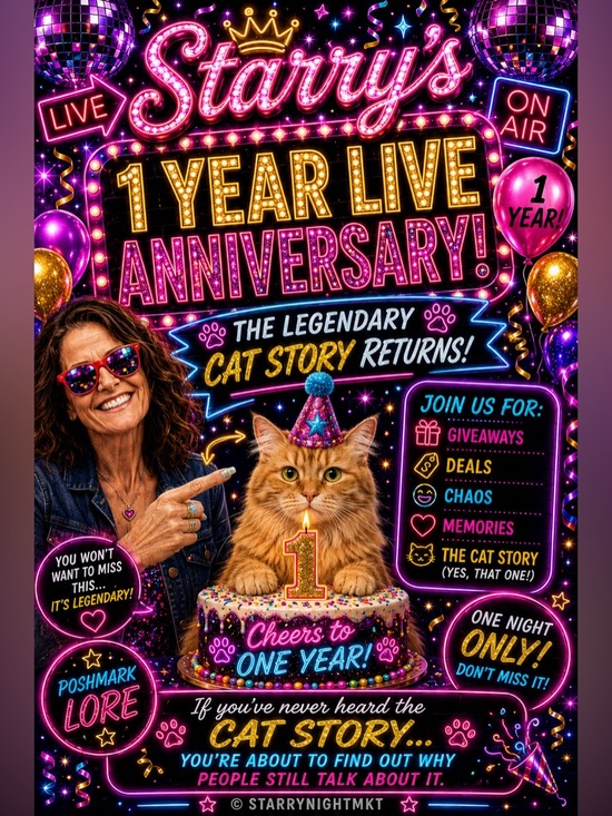 Accessories - 🎉🐈 STARRY’S 1 YEAR LIVE ANNIVERSARY • THE CAT STORY RETURNS! 🐈🎉